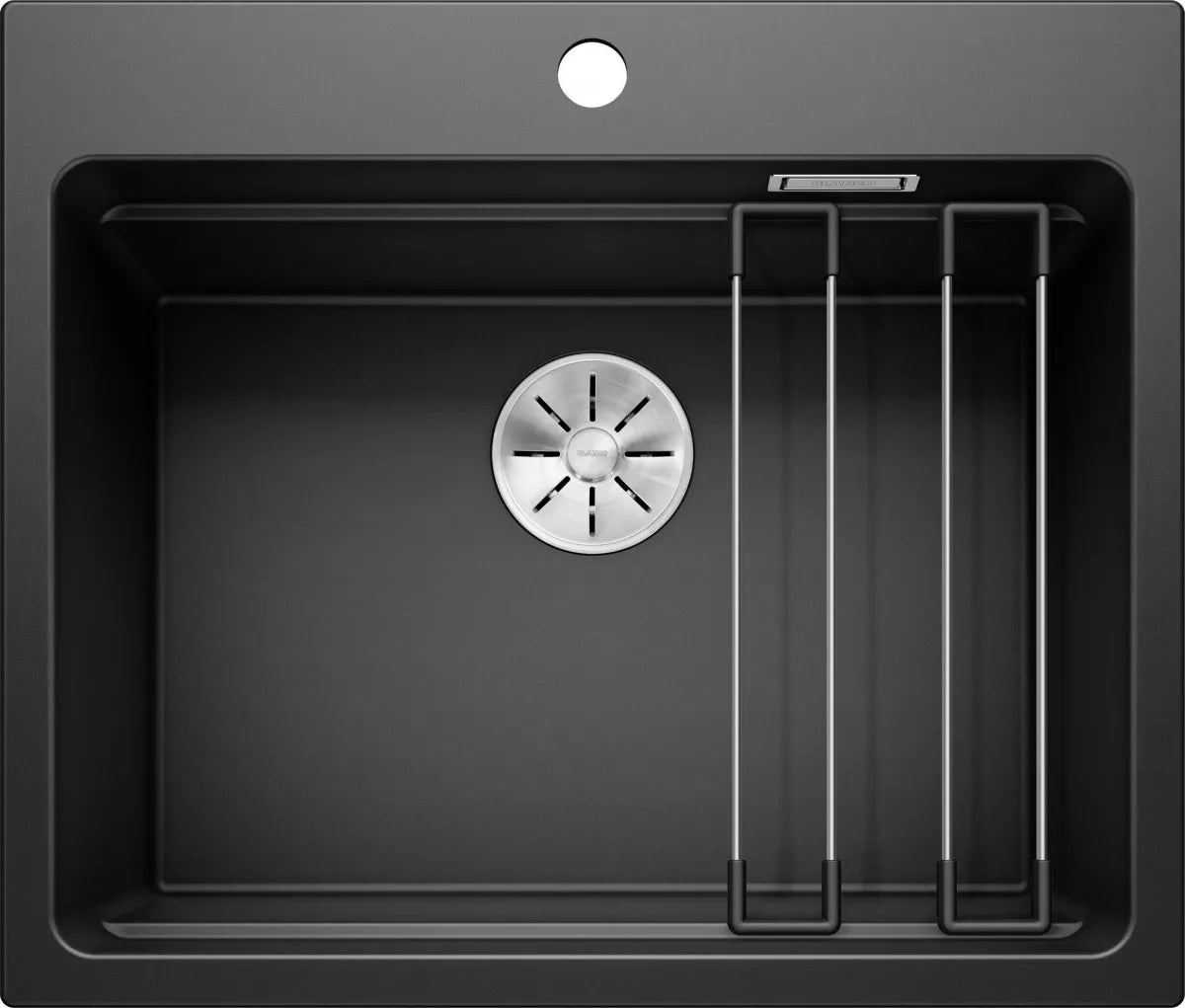 Chiuveta de bucatarie Etagon 6 525890, silgranit Negru, 600 x 510 mm, Blanco